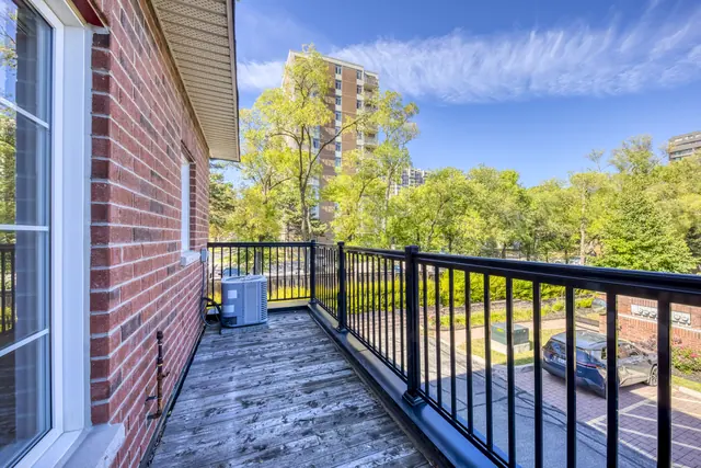 Balcony off the breakfast area