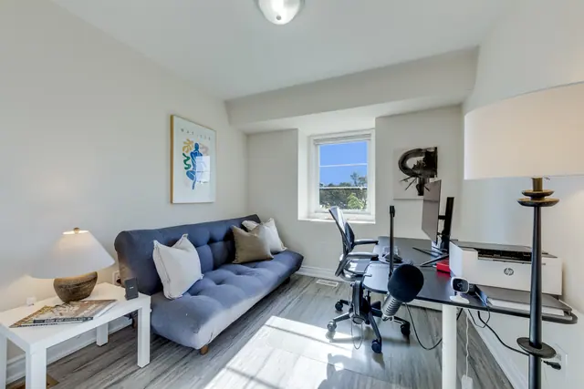 Second bedroom, set up as a home office